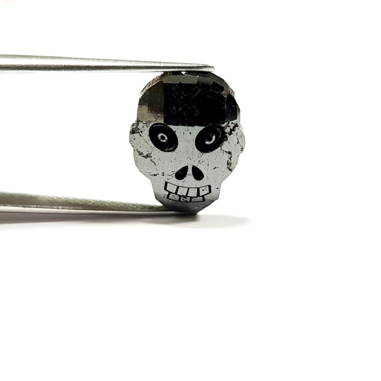 Skull Shape Black Diamonds at Best Price: Bold & Brilliant